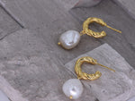 Baroque Pearl Earrings [18K Gold Plated - .925 Sterling Silver]