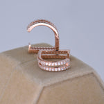 Ear Cuff CZ Hoop Ear Cuff [.925 Sterling Silver - 18K Rose Gold]