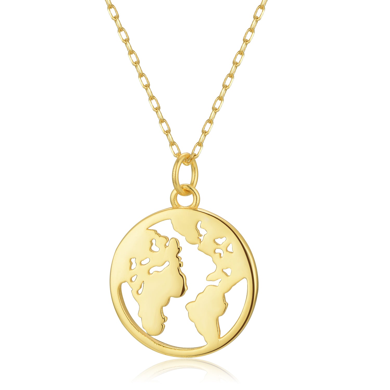 Climate Change Awareness [925 Sterling Silver w/18K Gold Plating] Necklace