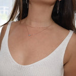 Satellite Bead Choker Necklace - [.925 Sterling Silver] - Perfect for layering.